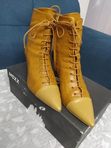 zara обувь: Продаю сапожки,, ZARA,, Деми,кожа, размер 37 -38,удобный каблук — 2