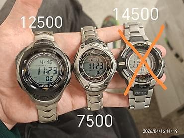 чисы ручные: Спортивные часы часы, Casio (G-Shock), Альтиметр, Барометр, Компас, Водонепроницаемые, Оригинал, Мужские, Б/у — 1