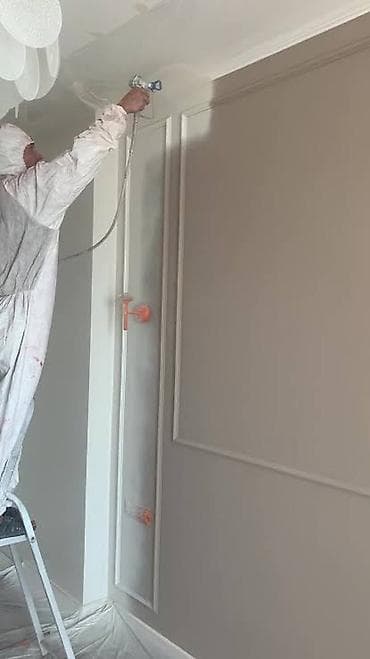 Покраска окон, Покраска потолков, Покраска стен, На водной основе, На масляной основе, Больше 6 лет опыта