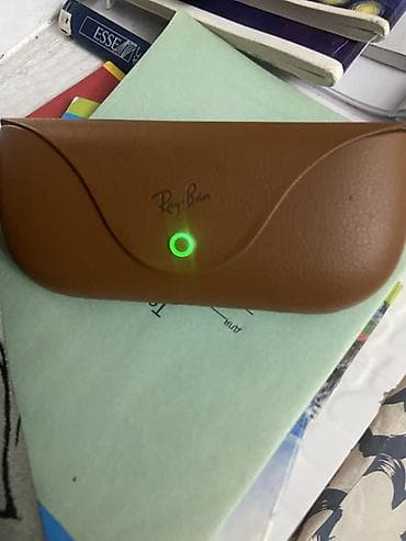Аксессуарлар: Футляр для очков Ray-Ban Meta - Оригинальный кожаный чехол фирменного — 6