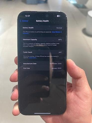 telefon iphone: IPhone 16 Pro Max, Б/у, 512 ГБ, Natural Titanium, Чехол, Коробка, 90 % — 3