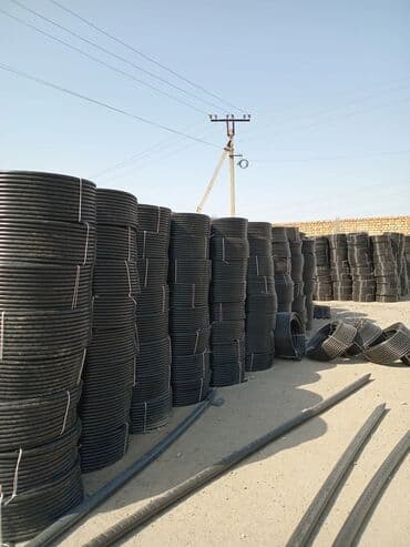 полиетиленовые трубы: Суу түтүгү Жергиликтүү, Материалы: Төмөн басымдагы полиэтилен (ТБПЭ) — 9