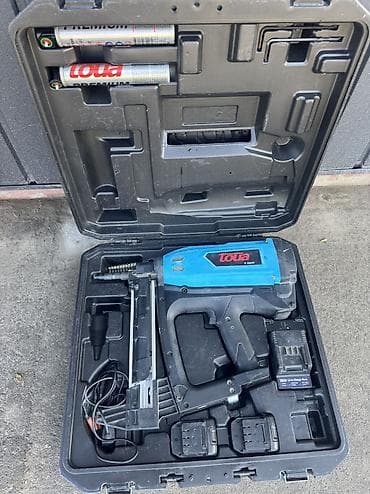 писталет пневматический: Газовый гвоздезабивной пистолет Toua (в кейсе) - Тип: газовый нейлер — 4