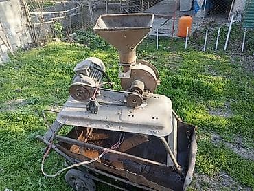 миксеры машина: Самодельная зернодробилка/измельчитель на тележке - Приемный бункер с — 1