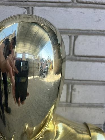 кызыл кия кыз: Зеркальный манекен женской фигуры, разборный, цвет «золото» (глянцевое — 1