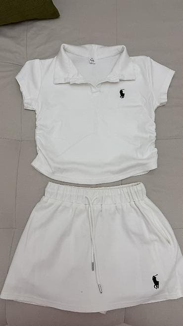 polo одежда: Комплект, цвет - Белый, Б/у — 2