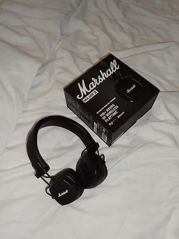 Наушник: Зымсыз кулакка кийилме кулакчындар, Marshall, Жаңы — 1