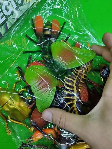 anex e type: Насекомые игрушки резиновые в наборе для детей🐞 Комплектация товара — 5