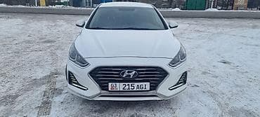 gts 2: Hyundai Sonata, белый седан бизнес‑класса. 🚕 АРЕНДА И ВЫКУП МАШИНЫ — 1