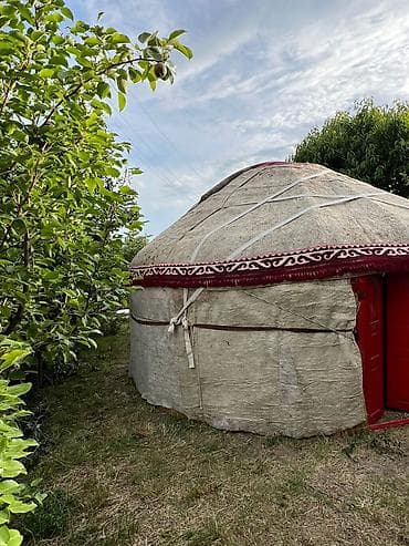 купол: Традиционная юрта (разборный кочевой дом) - Конструкция: деревянный — 5