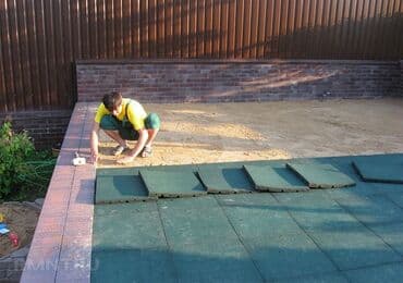 ковры резиновые: Резиновая плитка для детских и спортивных площадок - Назначение — 7