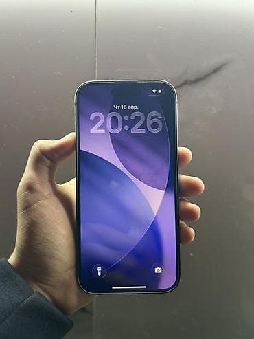 аудио для авто: IPhone 14 Pro, Б/у, 128 ГБ, Deep Purple, 72 % — 3