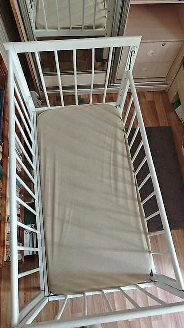 bunk bed: Детская кроватка б/у в хорошем состоянии с отличным детским матрасом — 3