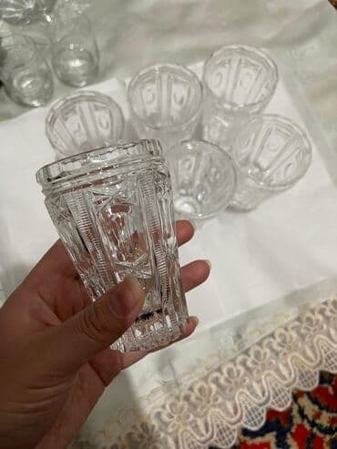 чай ичкен столдор: Набор стеклянных рюмок/стаканов для напитков - Комплектация: 6 штук в — 3