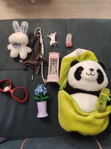 автомат с орбизами бишкек: Подвесы, игрушка мягкая Панда, светильник, очки + всякая мелочевка. За — 1