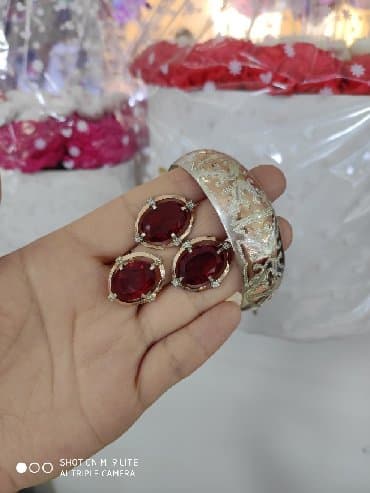 свадебное платье для высокой невесты: Набор украшений, Проба 925, Женские, Новый — 6