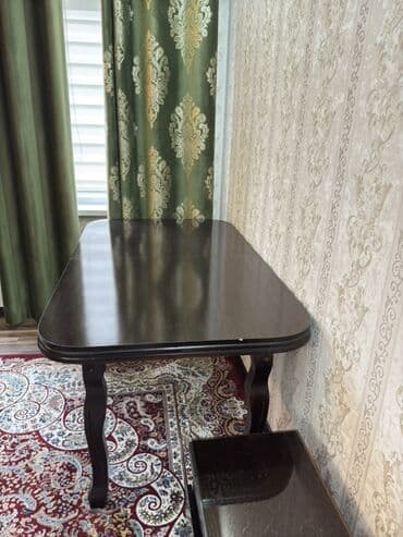 перегородки комнатные: Стол трансформер Для кухни, Раскладной стол, Длина, см: 150 см, цвет - Коричневый — 2