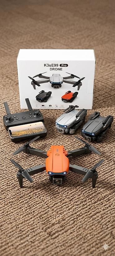 продам дрон с камерой: ​🚁 Квадрокоптер E99 K3 — Мощь и стиль в твоих руках! ​Хотите увидеть — 1