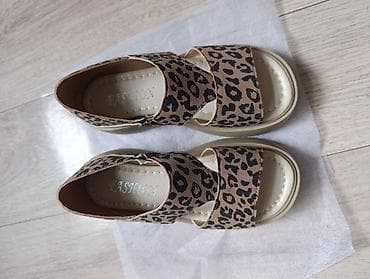 osiris d3: Новые женские сандалии на платформе с леопардовым принтом 35р, высота — 6