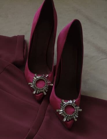 вечернее платье шанель: Туфли, 37, Fendi, Б/у, цвет - Красный, Самовывоз — 6