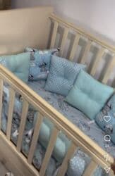 купить бортики на детскую кроватку: Бортики-подушки для детской кроватки - Комплект мягких — 2