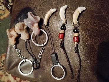 секонд обувь: Брелоки-талисманыиз Волчих зубов коктей,,и альчикоа Состав и — 8