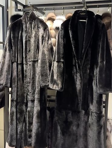 Атайын кийим: Шубы из эконорки — женские длинные модели - Натуральная эко норка — 1