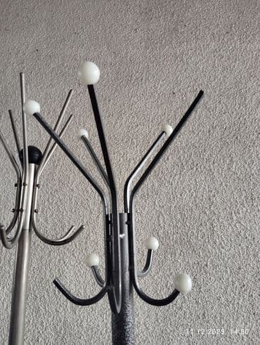 аксессуары для серверных шкафов ролики: Напольные вешалки для одежды (2 шт.) - Тип: стойки-вешалки с крючками — 2