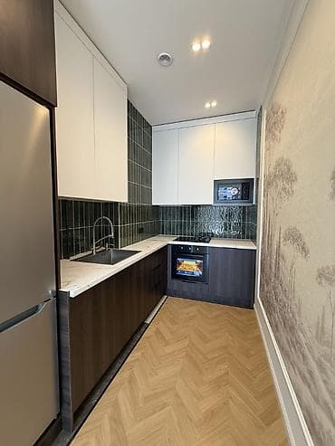 Квартиры: 2 комнаты, 52 м², Асанбай мкр Элитка, 8 этаж, Дизайнерский ремонт — 3