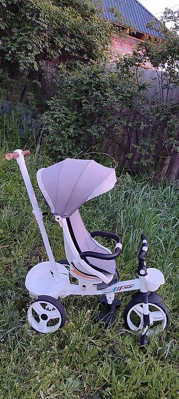 трицикил: Детский трехколесный велосипед-коляска HAOLAFU - Формат 2‑в‑1 — 1