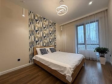 Квартиры: 2 комнаты, 68 м², Асанбай мкр Элитка, 4 этаж, ПСО (под самоотделку) — 1