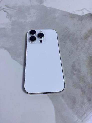 iphone s5: IPhone 16 Pro, Б/у, 256 ГБ, Белый, Чехол, 91 % — 2