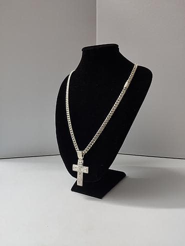 серебряные украшения ручная работа: Серебряный Комплект Рамзес Цепь 100 грамм Крест 32 грамм Серебро 925 — 6