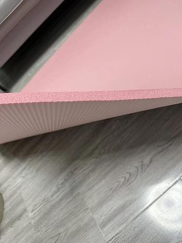 Үй жана бакча: Толстый коврик для йоги/фитнеса, розовый. Размер 185 на 90 Толщина 20 — 1