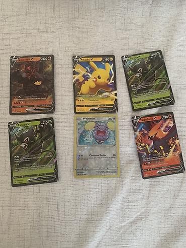 uno карта: Карточки Pokémon TCG — набор из 6 штук Состав набора (англоязычные — 1