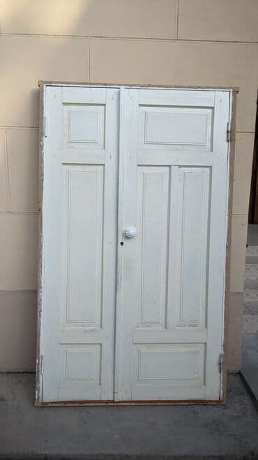 металлический шкаф для документов бу: Межкомнатная глухая дверь, цвет - Белый — 1