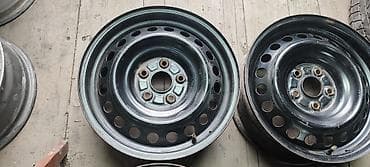 55 camry: Железные Диски R 16 Toyota, Комплект, отверстий - 5, Б/у — 4