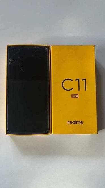 реалми с35: Realme C11 (2021), Б/у, 32 ГБ, цвет - Голубой, 2 SIM — 8