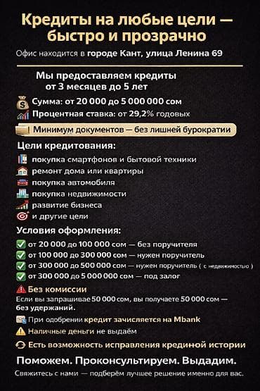Техника и электроника: 💰 Кредиты на любые цели — быстро, удобно и прозрачно! 📍 Офис: г — 2