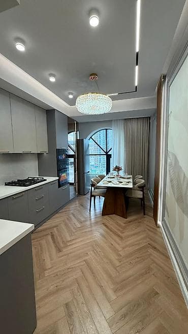 ts group: 3 комнаты, 96 м², Асанбай мкр Элитка, 10 этаж, Дизайнерский ремонт — 8