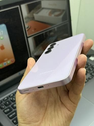 дином: Samsung Galaxy A35, Б/у, 256 ГБ, цвет - Фиолетовый, 2 SIM — 3