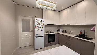 квартира кок джар: 3 комнаты, 78 м², 108 серия, 3 этаж, Евроремонт — 2