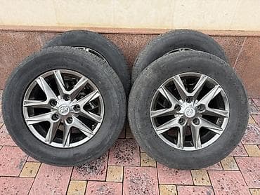 центровочные кольца для дисков: Колеса в сборе 235 / 60 / R 18, Лето, Б/у, Комплект, Внедорожные (АТ/МТ), Литые, отверстий - 6 — 4