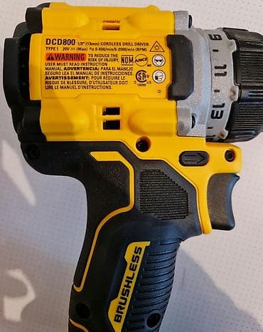 Дрели: Дрель DeWALT DCD800 новый флагман 18.0 В Бесщёточная — 2