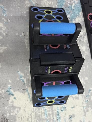 Спорт и хобби: Многофункциональная доска для отжиманий с разметкой и парой съемных — 3