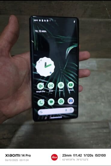 где купить ноутбук в рассрочку: Google Pixel 6 Pro, Б/у, 128 ГБ, цвет - Серый, 1 SIM, eSIM — 5