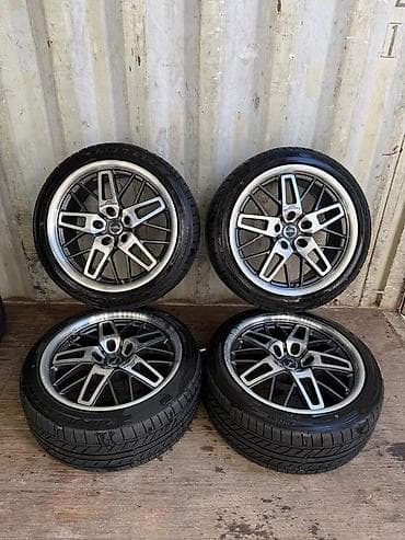 Дөңгөлөктөр монтажда 245 / 40 / R 18, Комплект, Жеңил унаалар, Куйма, тешиктери - 5 lalafo.kg да Дөңгөлөктөр монтажда 245 / 40 / R 18, Комплект, Жеңил унаалар, Куйма, тешиктери - 5