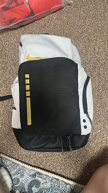 костюм nike: Рюкзак Nike Elite (баскетбольная серия) - Цвет: белый с черными и — 1