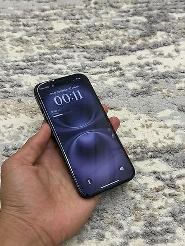 ayfon 12 pro: IPhone 16, Новый, 128 ГБ, Черный, Наушники, Зарядное устройство, Защитное стекло, 93 % — 3