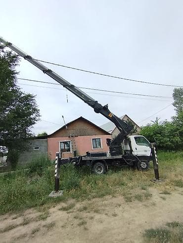 Кызматтар: Автовышка 26 метр стрела раскладная люлька грузоподъёмность — 3